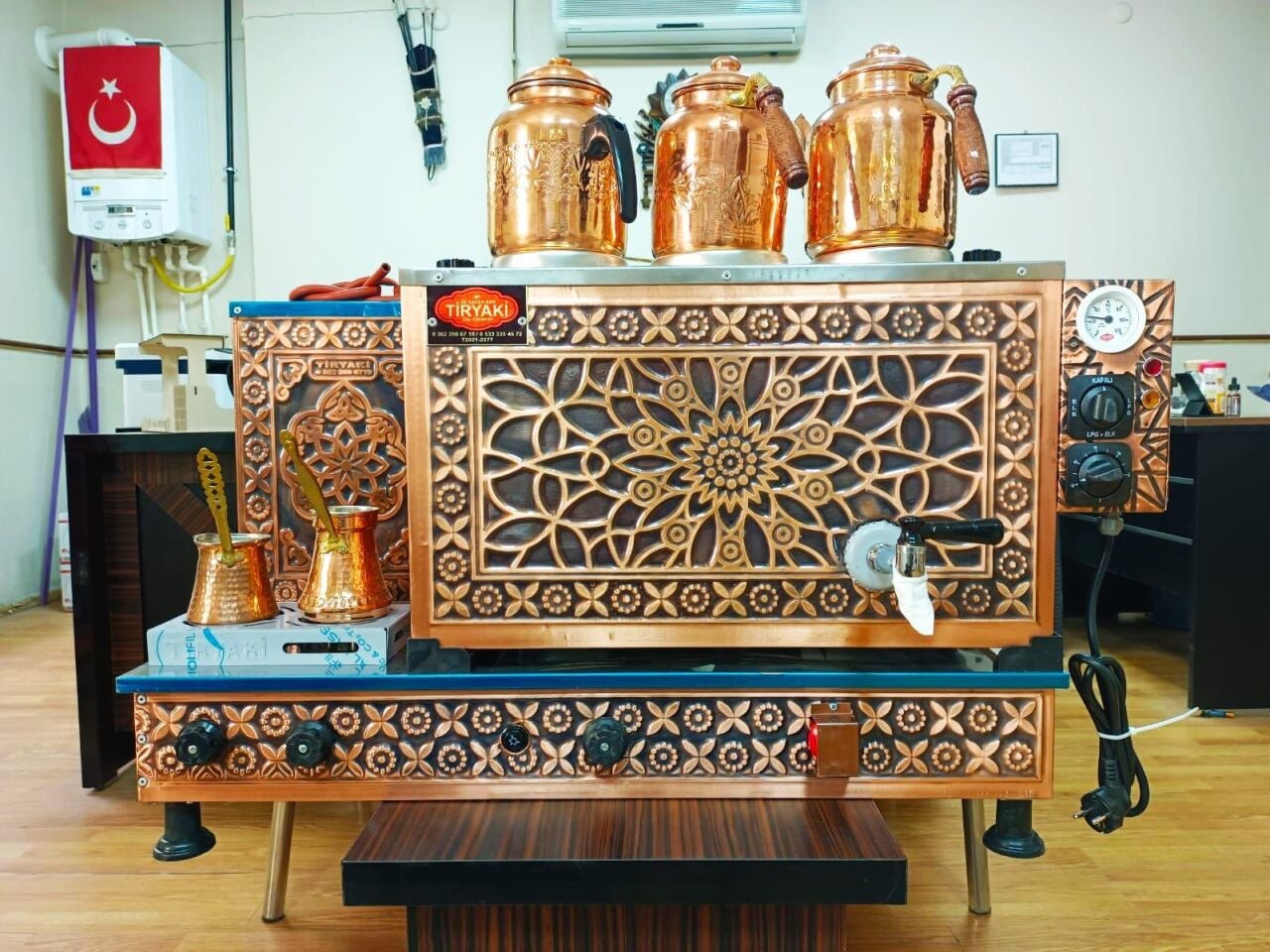 Kilis Çay Kazanları, çay ocağı kazanı semaver 