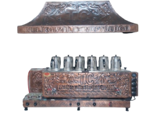 6 Demlikli Bakır Tam Otomatik Çay Kazanı GAZ+ELK