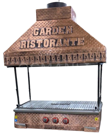 Osmanlı GAZLI Bakır Ocakbaşı - Ocakbaşı Mangal Izgara Barbekü