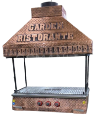 Osmanlı GAZLI Bakır Ocakbaşı - Ocakbaşı Mangal Izgara Barbekü