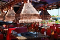 Osmanlı Bakır Mangalbaşı Masa Izgara Davlumbaz Ocakbaşı (4 kişilik) Tam Takım