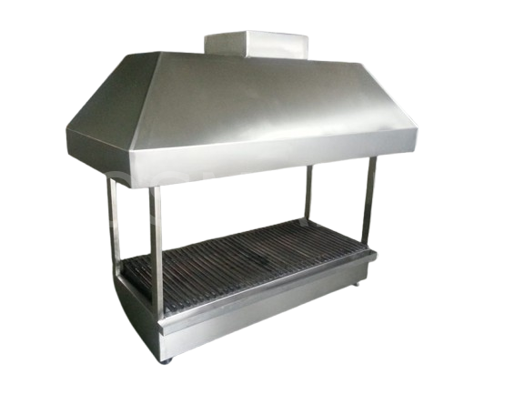 Osmanlı Paslanmaz Krom Ocakbaşı Mangal Izgara. 4 TARAFI AÇIK Köfte Kebap Ocağı