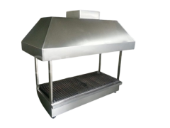 Osmanlı Paslanmaz Krom Ocakbaşı Mangal Izgara. 4 TARAFI AÇIK Köfte Kebap Ocağı