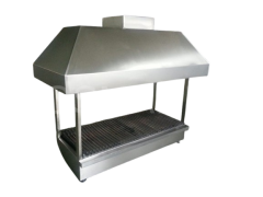 Osmanlı Paslanmaz Krom Ocakbaşı Mangal Izgara. 4 TARAFI AÇIK Köfte Kebap Ocağı