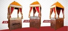 Osmanlı Kumda Kahve Standı Arabası Tezgahlı  Közde Kahve Kahveci Güzeli