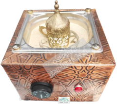 Osmanlı KUMDA KAHVE MAKİNESİ TEK CEZVELİK BAKIR