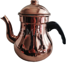 Osmanlı BAKIR KAHVECİ DEMLİĞİ - ÇAY KAZANI İÇİN DEMLİK ÇAYDANLIK