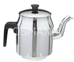 Osmanlı 5 NO ÇELİK KAHVECİ DEMLİĞİ - ÇAY KAZANI İÇİN PASLANMAZ DEMLİK ÇAYDANLIK