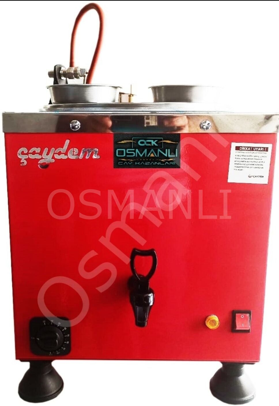 Çaydem 2 Gözlü Tam Otomatik Elektrikli Çay kazanı